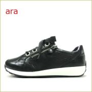 ara　アラ 靴 ar34587bl　OSAKA ブラック　【オシャレ度アップ。バツグン履き心地！高機能High Soft インソール　ara  OSAKA コンフォート スニーカー】