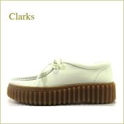 Clarks  クラークス　Torhill Bee  cl852wt  ホワイト　【人気の厚底スタイル登場！　快適な衝撃吸収インソール　CLARKS　ワラビー】