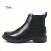 Clarks  クラークス　cl865bl  ブラック　【きれいでバランスの良いトゥ・クッション性をアップの履き心地　CLARKS サイドゴアブーツ】