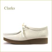 Clarks  クラークス　cl903wt  ホワイト　【新機能のソールとインソールで・・クッション性をアップ　CLARKS 足を包み込む ワラビー】