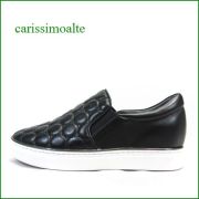 carissimoalte  カリシモアルテ　cs1247191bl 　ブラック　【おしゃれキルティング素材・・足に優しいオールレザー・carissimoalte  すっきりスリッポン】
