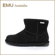 emu australia エミュー　paterson mini　em10946bl　ブラック　【EMU ウォータープルーフ・シープスキンブーツ・emu australia パターソン・ミニ。完全防水。】