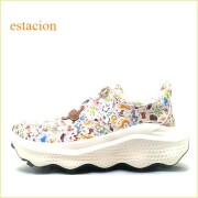 エスタシオン靴  estacion   et2505iv　 アイボリー　【可愛い動物がいっぱい・楽なふわふわクッション・エスタシオン靴　厚底スニーカー】
