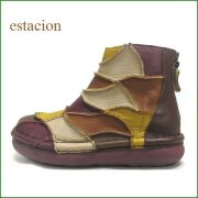 エスタシオン靴  estacion  et466brmt　ブラウンマルチ　【ハッピー気分で歩きましょ。すごく可愛い。エスタシオン靴　 アンクルブーツ】