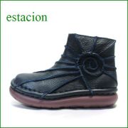 エスタシオン靴  estacion  et114nv　ネイビー　【バツグンのクッション↑↑↑エスタシオン靴・・すごく可愛い ぐるぐるアンクル】