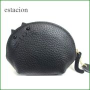 estacion　エスタシオン　コインケース　etw8097bl　ブラック猫　【可愛いねこちゃんの財布・小物入れにもなる・・エスタシオン コインケース】