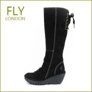 FLY LONDON YUST  フライロンドン ヨスト　fy327006bl  ブラック　【フライの大本命・リボン・ロングブーツ・・FLY LONDON YUST・・足を包む最高の履き心地】【レディース】