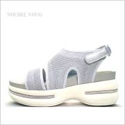 nouble voug relax　 ヌーベルボーグリラックス　nv1006sl 　シルバー　【ボーリュームアップの可愛いソール　どんなコーデも◎　人気の 厚底 サンダル】