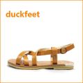 duckfeet  ダックフィート　du50va  バイオ　【３．５ミリの極厚レザー・・オール天然素材・・duckfeet 可愛いぺたんこサンダル】