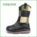 エスタシオン靴  estacion  et254bl　ブラックマルチ　【初登場の長さ！！市松模様と新鮮色達！ エスタシオン・・かわいいハーフブーツ】