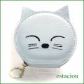 estacion　エスタシオン　コインケース　etw1009wt　ホワイト　【可愛い白ネコちゃん・・・チャームにもなる。エスタシオン コインケース】
