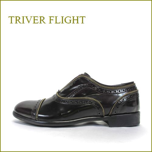 triver flight  トライベルフライト　tr16528bo  ボルドー　【イタリア発！ぴったり足に ＦＩＴする・・triver flight・・高級仕立ての本格ストレートチップ】