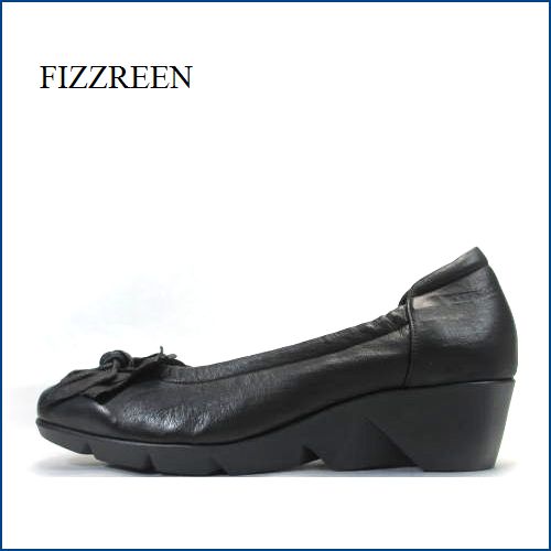 FIZZREEN フィズリーン　fr1634bl　ブラック　【履きやすいからロングセラー　 包む感じでフィットします　fizzreen　軽量ソールのパンプス】