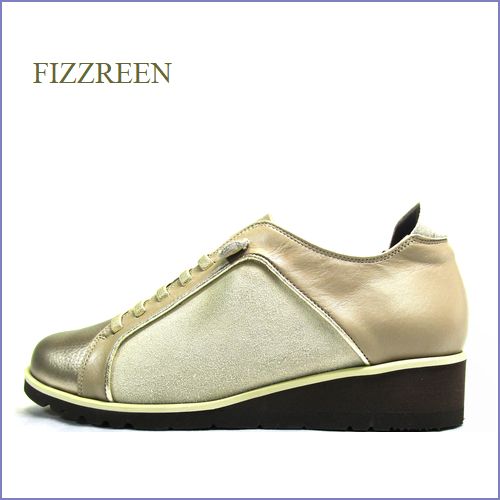 fizzreen　フィズリーン  fr2436ok 　オーク　【歩行に優しい安らぎの ウェーブ調中敷　fizzreen　柔らかレザーのコンフォートスタイル】