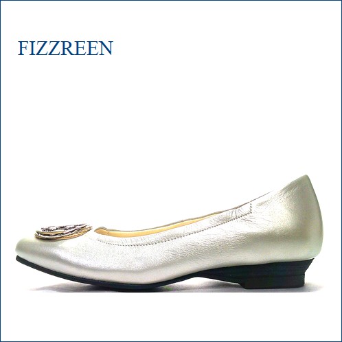 FIZZREEN　フィズリーン  fr300sl  シルバー　【ステキなアクセサリー　さすがロングセラーの履き心地　fizzreen  フラットパンプス】