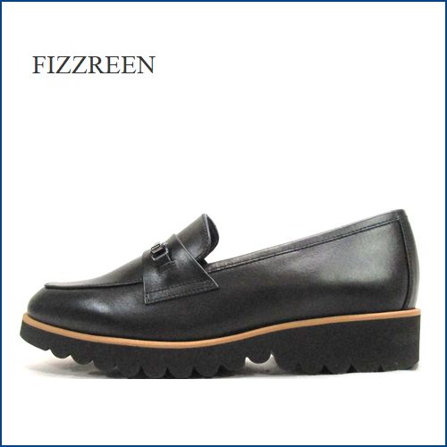 FIZZREEN　フィズリーン  fr9618bl 　ブラック　【新鮮・注目トラッド スタイル！ fizzreen　 履きやすい、大活躍のビット＆ローファー】