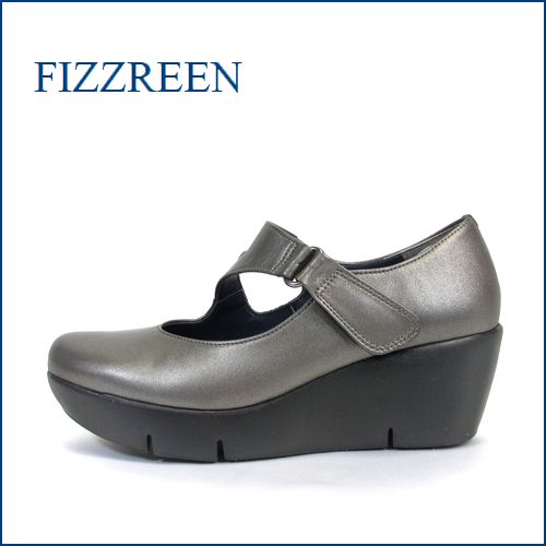 fizz reen フィズリーン fr3781ga ＧＡブロンズ　【ぷっくりかわいい Ｎｅｗ 厚底ソール・・FIZZREEN・楽々・ストラップパンプス】