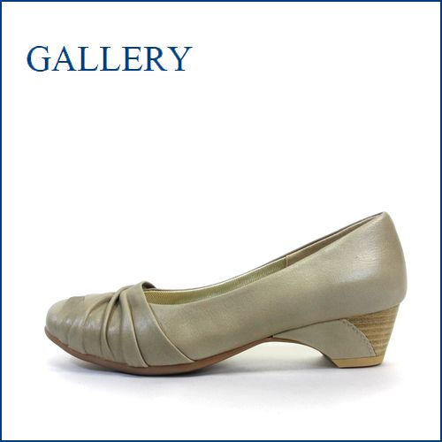 gallery  ギャラリー  ga9707bg  ベージュ　【きちんと履ける柔らか仕立て・・楽にＦＩＴする クッション構造・・  gallery・シンプルパンプス】