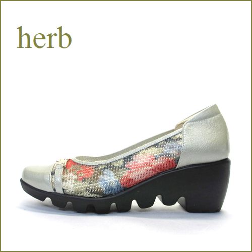 herb靴  ハーブ  hb621iv  ＩＶベージュ  【軽いソールで楽らく・・ずっと 履きやすい・・herb靴 かわいい・お花チュール・パンプス】