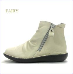 fairy フェアリー fa19660gg  グレージュ　【馴染む柔らかレザー・・肌触り良い履き心地。。fairy　Ｗジッパーブーツ】