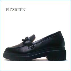 FIZZREEN　フィズリーン　fr1837bl  ブラック  【人気のデザインで歩こう・かわいいボリューム感！fizzreen　大活躍の ローファー】
