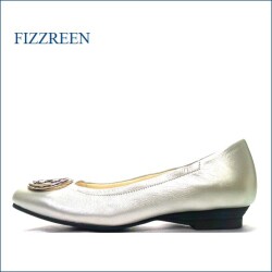 FIZZREEN　フィズリーン  fr300sl  シルバー　【ステキなアクセサリー　さすがロングセラーの履き心地　fizzreen  フラットパンプス】