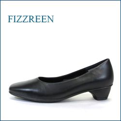 fizzreen  フィズリーン  fr1200bl 　ブラック　【きれいな仕上がり・・馴染みやすい袋縫い仕立て。。fizzreen　シンプル パンプス】