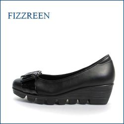 fizz reen フィズリーン fr1751bl　ブラック　【軽くなって登場・・・新型ソール・・FIZZREEN・・かわいいリボンパンプス】