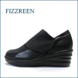 fizz reen  フィズリーン　fr6811bl　ブラック　【シンプルさが理想的ね！！楽らくにすっぽり包み込む・・　fizzreen 　厚底スリッポン】