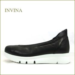invina　インビナ  iv5080bl 　ブラック　【外反母趾対策のラストを使用。。INVINA　気持ちよい土踏まずパッド。快適インソールのパンプス