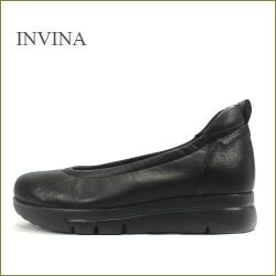 invina　インビナ  iv5080bla 　ブラック　【外反母趾対策のラストを使用。。INVINA　気持ちよい土踏まずパッド。快適インソールのパンプス】