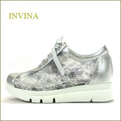 INVINA　インビナ  iv57724sl 　シルバー　【お花のレースで可愛さアップ！INVINA 外反母趾対策の厚層インソール】
