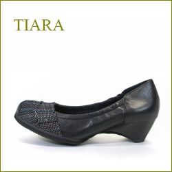 tiara　ティアラ　ti902bl ブラック 【履き口ゴムでフィット・ソフトレザーでもっとフィット・tiara・快感パンプス 】