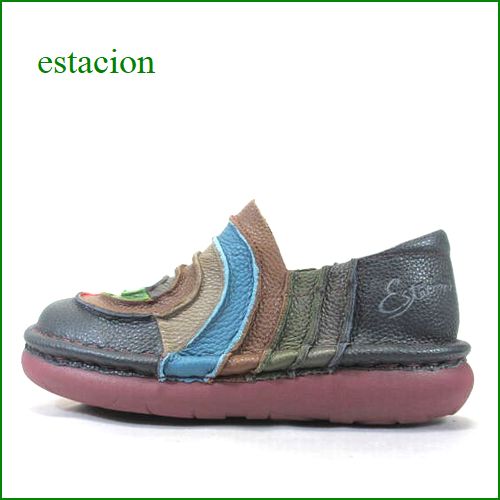 Estacion エスタシオン ソックス ニット ブーツ Lネイビー 5b99535a4da436bfe27478f7d8bf26