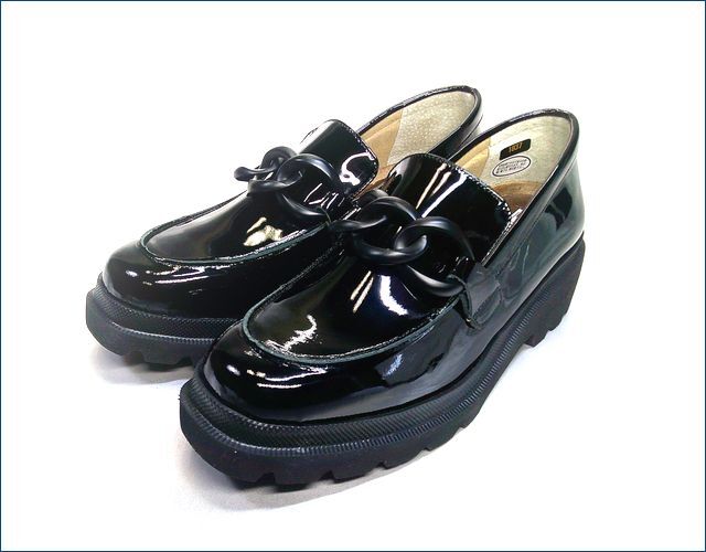 ブラック フリンジ付きローファー REGAL リーガル ブラックレザー ローファー フリンジ付き