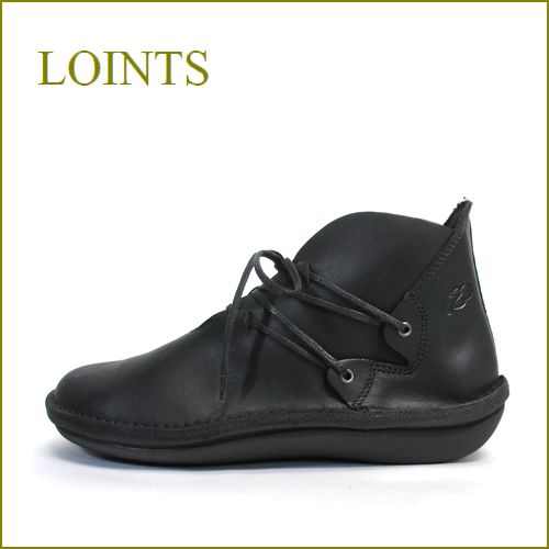 loints  ロインツ　lo55931bl  ブラック　【足袋の様な履き心地！３Dコンフォートソール・・Loints・・シンプルレースアップ】