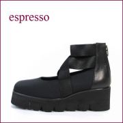 espresso  エスプレッソ  ep953bl  ブラック　【良質イタリアサテン・・ゴムゴム ＦＩＴの・・espresso 上品なみなみのソール】