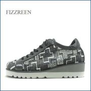 fizzreen　フィズリーン  fr2427bl 　黒　【おしゃれ新鮮素材！fizzreen　歩行に優しい やすらぎのウェーブ調の中敷】