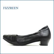 FIZZ REEN フィズリーン fr5840bl　ブラック　【土踏まずパッドでアーチをサポート・・fizzreen・３．５ｃｍヒール パンプス】