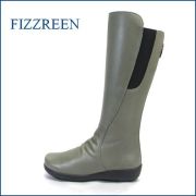 fizz reen フィズリーン fr1699gy  グレイ　【ドンドン歩いて・・ドンドン活躍。。新鮮・後ろファスナーとサイドゴム・フィズリーン・可愛いロングブーツ】