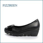 fizz reen フィズリーン fr1751bl　ブラック　【軽くなって登場・・・新型ソール・・FIZZREEN・・かわいいリボンパンプス】