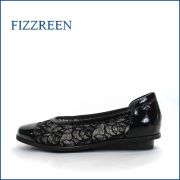 fizz reen フィズリーン fr244bl ブラック　【かわいい上品ラウンドトゥ・・新鮮なチュール素材・・ＦＩＺＺＲＥＥＮ・・快適クッション・パンプス】