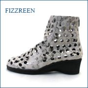 fizz reen フィズリーン fr2750ok  オーク　【水玉がいっぱい・・・ときめき 新鮮素材・・fizz reen　・・後ろファスナーアンクル】