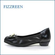 fizzreen フィズリーン fr3283bl  ブラック　【かわいいお花が咲いている・・ぴったりＦＩＴする・・・ｆｉｚｚｒｅｅｎ・柔らかレザーパンプス】