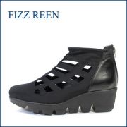 fizz reen  フィズリーン  fr5059bl  ブラック　【ロングセラーの履き心地！柔らかストレッチでフィット。。 fizzreen　人気の厚底ブ―ティ】