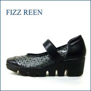 FIZZREEN  フィズリーン fr5800bl  ブラック　【柔らかパンチング素材の 履きやすい FIZZREEN なみなみのソール】