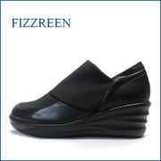 fizz reen  フィズリーン　fr6811bl　ブラック　【シンプルさが理想的ね！！楽らくにすっぽり包み込む・・　fizzreen 　厚底スリッポン】
