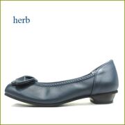 herb  ハーブ  hb3601bu  ナイトブルー　【ピタッとフィットする 足に優しい履き心地 herb ソフトレザーパンプス】