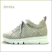 INVINA　インビナ  iv50295gg　グレージュ　【新鮮オシャレ素材！INVINA 外反母趾対策の厚層インソール  大人のスニーカー】