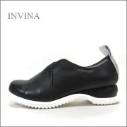 invina　インビナ  iv2219bl 　ブラック　【可愛い大きめプルバック・・新鮮・新感覚のアウトソール。INVINA　マニッシュなスリッポン】